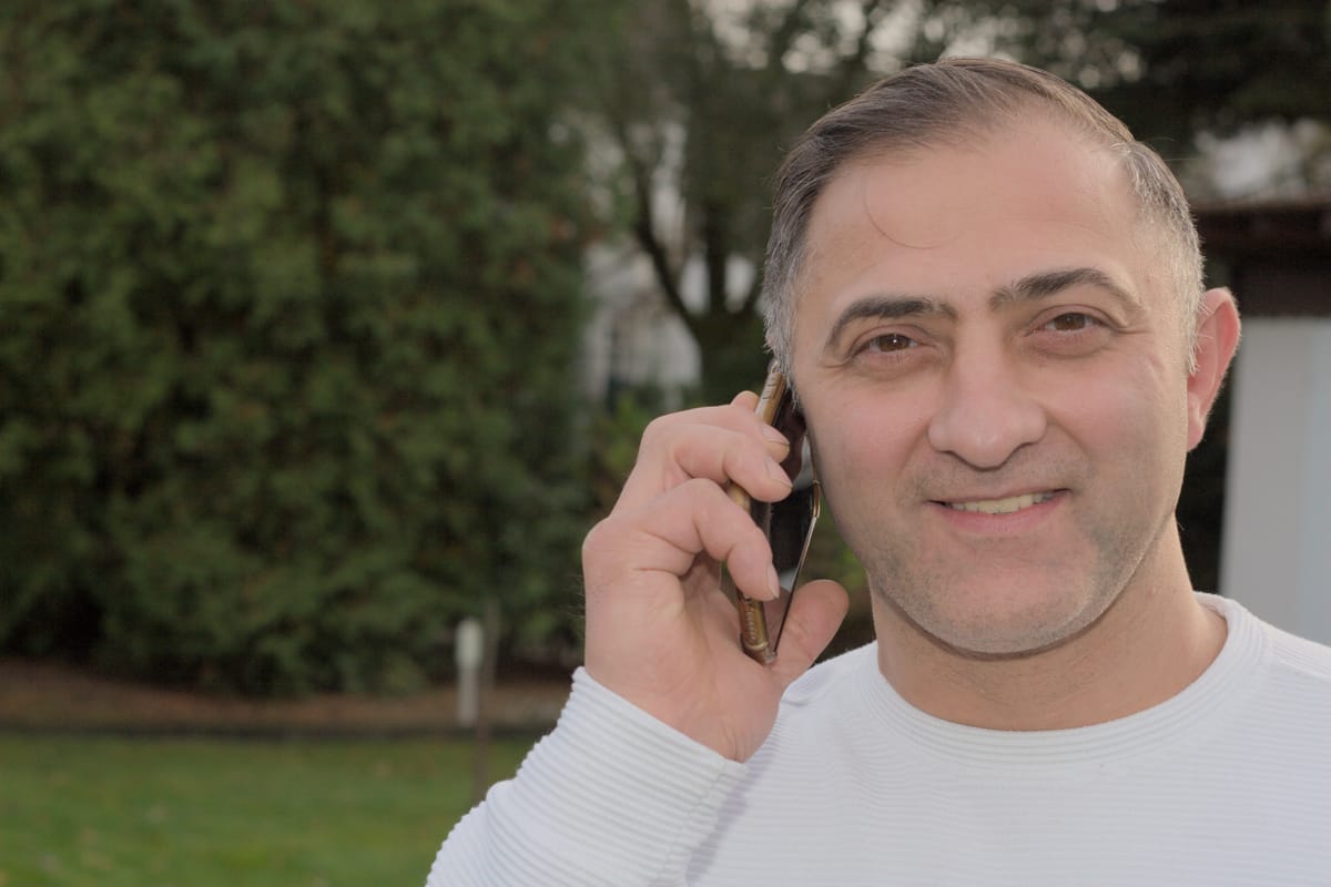 Freundlicher Firmenchef ist persönlich am Telefon